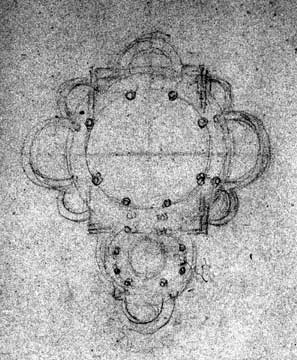 floor plan sketch by Gaudi